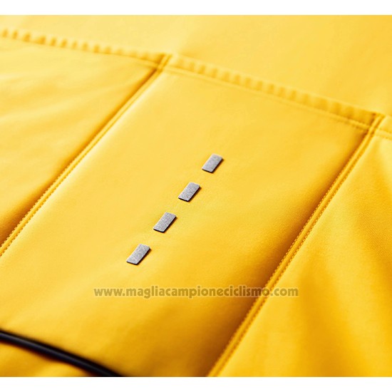 2019 Abbigliamento Ciclismo La Passione Giallo Grigio Manica Lunga e Salopette